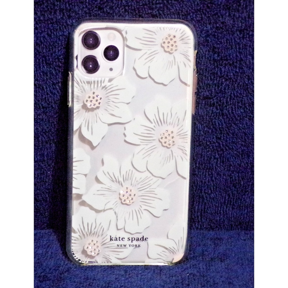 Kate Spade NY Pink White IPhone 11 - Pro Max & IPhone XS Max Cell Phone Case NIB